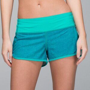 Lululemon Run Speed Short, 4 way stretch in size 6